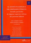 El Estatuto Jurídico del Empleado Público. Estudio particular de algunos aspectos críticos del personal laboral.