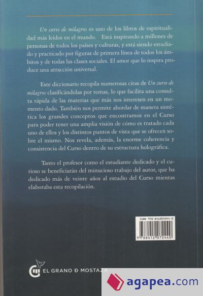 Diccionario de términos según un curso de milagros