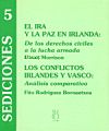 El IRA y la paz en Irlanda ; Los conflictos irlandés y vasco : de los derechos civiles a la lucha armada : análisis comparativo