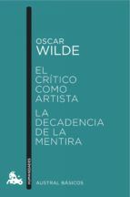 Portada de El crítico como artista / La decadencia de la mentira (Ebook)