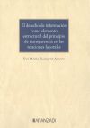 El deber de información como elemento estructural del principio de transparencia en las relaciones laborales