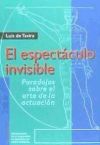 El espectáculo invisible : paradojas sobre el arte de la actuación