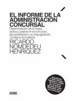 Portada de El informe de la Administración Concursal (Ebook)