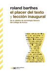 El placer del texto y Lecci&oacute;n inaugural
