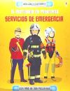 El vestuario en pegatinas. Servicios de emergencia