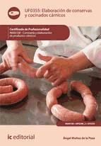 Portada de Elaboración de conservas y cocinados cárnicos. UF0355 (Ebook)