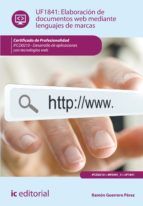 Portada de Elaboración de documentos web mediante lenguajes de marcas. IFCD0210 (Ebook)