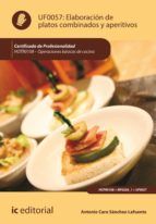 Portada de Elaboración de platos combinados y aperitivos. HOTR0108 (Ebook)