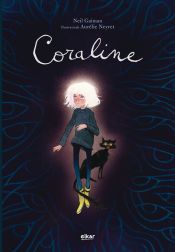 Portada de Coraline (Euskaraz)