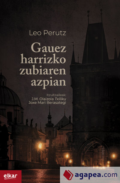 Gauez harrizko zubiaren azpian