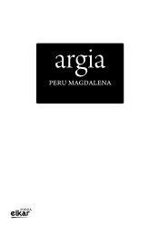 Portada de Argia