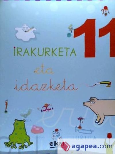 Irakurketa eta idazketa koadernoa 11