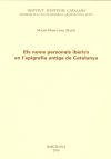 Els noms personals ibèrics en l'epigrafia antiga de Catalunya
