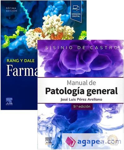 Pack SISINIO DE CASTRO Manual de Patología General + RANG y DALE Farmacología Pack SISINIO DE CASTRO Manual de Patología General + RANG y DALE Farmacología