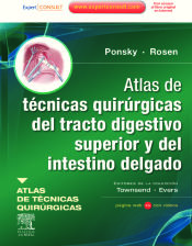 Portada de Atlas de t&eacute;cnicas quir&uacute;rgicas del tracto digestivo superior y del intestino delgado + ExpertConsult