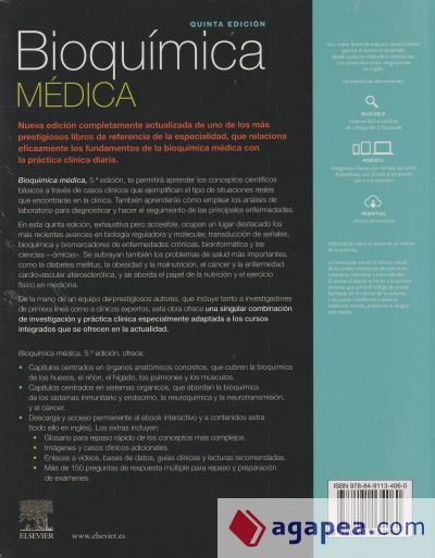 BIOQUIMICA MEDICA - JOHN W. BAYNES; MAREK H. DOMINICZAK - 9788491134060