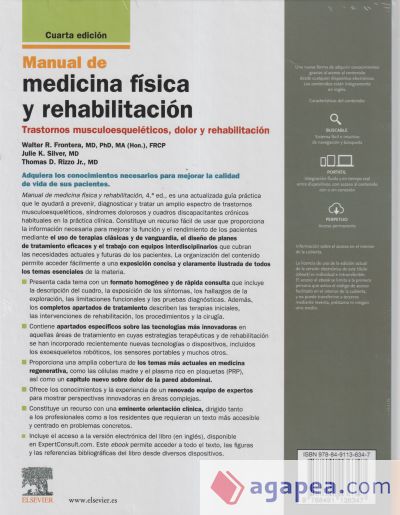 Manual de medicina física y rehabilitación: Trastornos musculoesqueléticos, dolor y rehabilitación