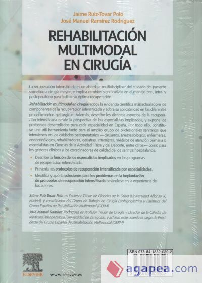 Rehabilitación multimodal en cirugía