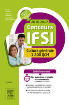 Portada de Concours IFSI 2016-2017 - Culture générale - 1 200 QCM (Ebook)