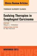 Portada de Evolving Therapies in Esophageal Carcinoma, An Issue of Thoracic Surgery Clinics, E-Book (Ebook)