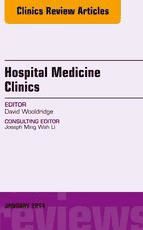 Portada de Volume 3, Issue 1, an issue of Hospital Medicine Clinics, E-Book (Ebook)