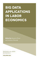 Portada de Big Data Applications in Labor Economics