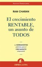 Portada de El crecimiento rentable, un asunto de todos (Ebook)