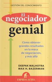 Portada de El negociador genial