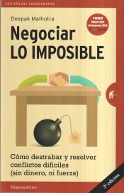 Portada de Negociar lo imposible