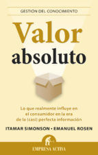 Portada de Valor absoluto (Ebook)