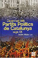 Portada de Diccionari dels partits polítics de Catalunya, segle XX