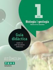 Portada de Guia didàctica Biologia i geologia 1 ESO Atòmium