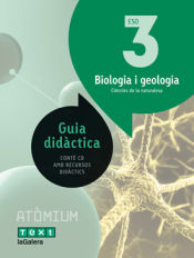 Portada de Guia didàctica Biologia i geologia 3 ESO Atòmium
