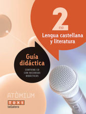 Portada de Guía didáctica Lengua castellana y literatura 2 ESO Atòmium