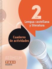 Portada de Lengua castellana y literatura Cuaderno de actividades 2 ESO Atòmium