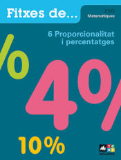 Portada de Quadern 6: Proporcionalitat i percentatges