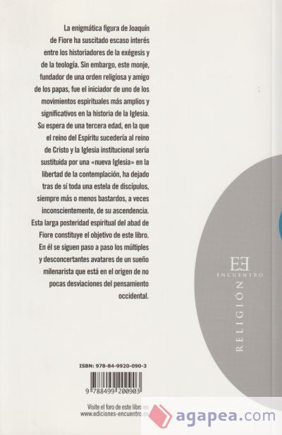 La posteridad espiritual de Joaquín de Fiore / 2 La posteridad espiritual de Joaquín de Fiore / 2