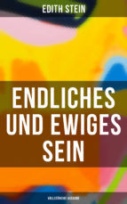 Portada de Endliches und ewiges Sein (Ebook)