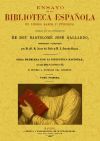Ensayo de una biblioteca espa&ntilde;ola de libros raros y curiosos (4 Tomos)