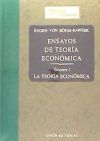 Ensayos de teoría económica. Vol. I La teoría económica