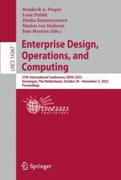 Portada de Enterprise Design, Operations, and Computing