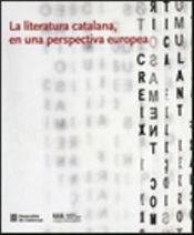 Portada de literatura catalana, en una perspectiva europea/La