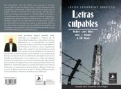 Portada de LETRAS CULPABLES