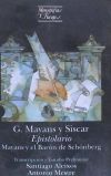 Epistolario. Mayans y el Barón de Schönberg