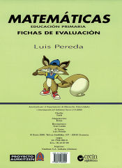 Portada de Fichas de evaluación 1º-2º-3º-4º EP