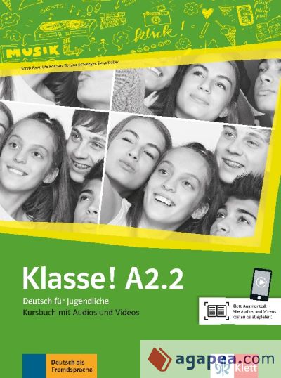 Klasse! a2.2, libro del alumno + audio + video