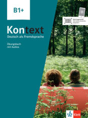 Portada de Kontext b1+, libro de ejercicios + online