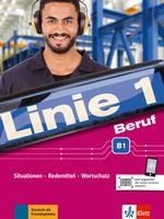 Portada de Linie 1 beruf b1, libro del alumno y de ejercicios + audio + vídeos