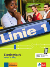 Portada de Linie 1 einstiegskurs libro del alumno +ejercicios + online
