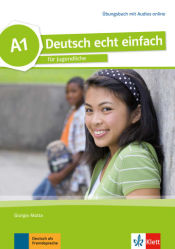 Portada de deutsch echt einfach! a1, libro de ejercicios con audio online